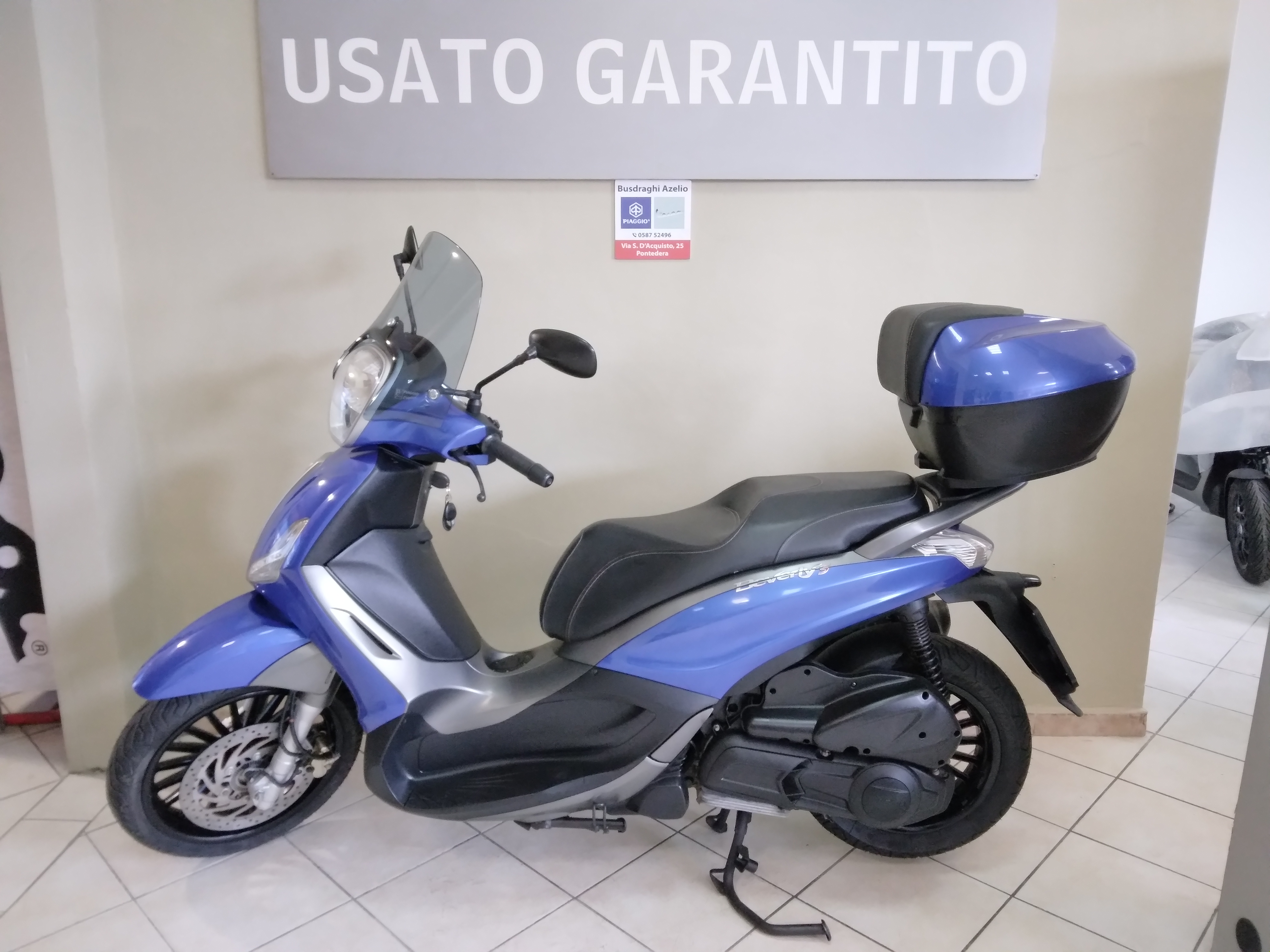 Piaggio Beverly 300 i.e ABS , blu, 2018, 40549km