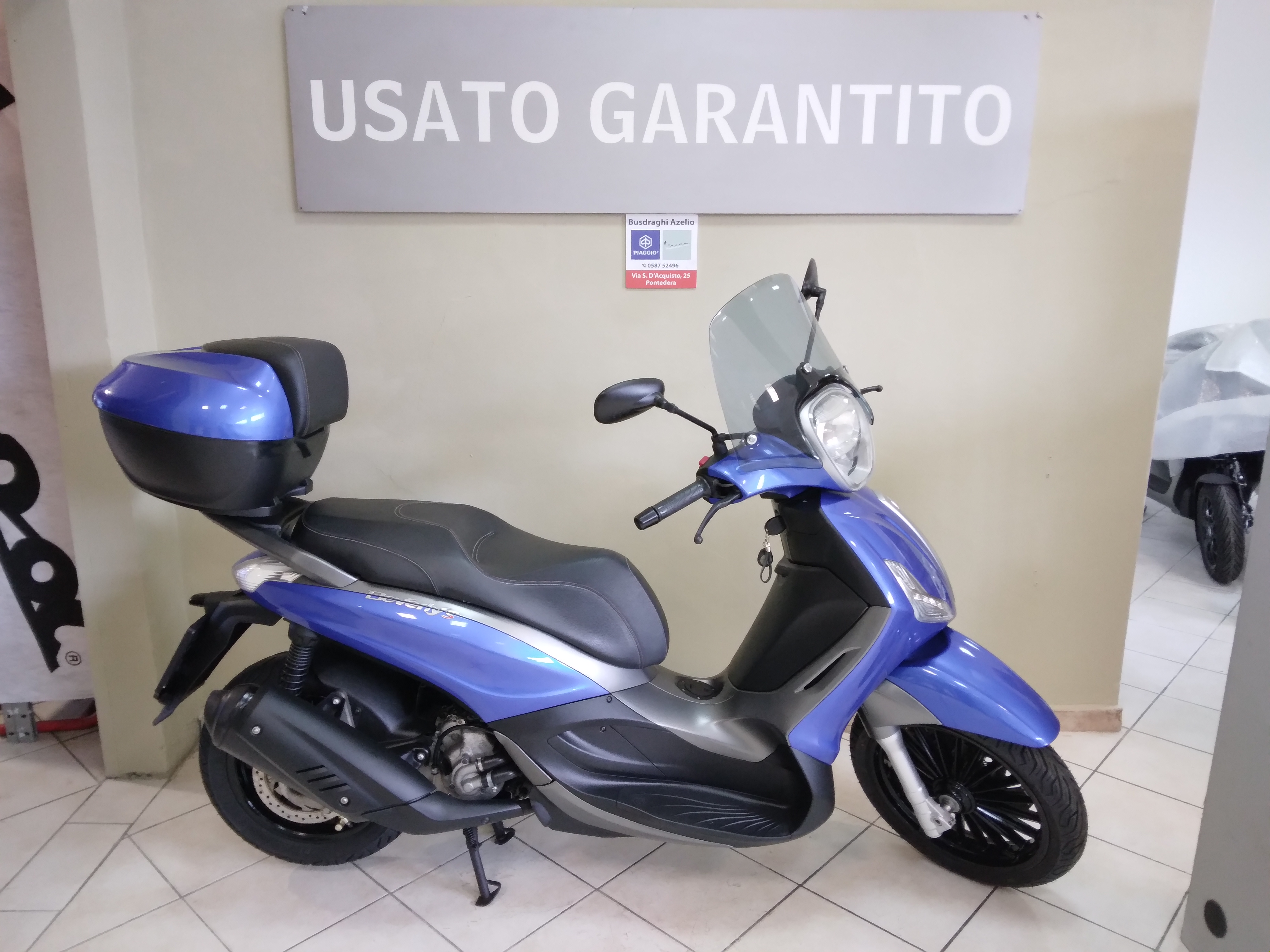 Piaggio Beverly 300 i.e ABS , blu, 2018, 40549km