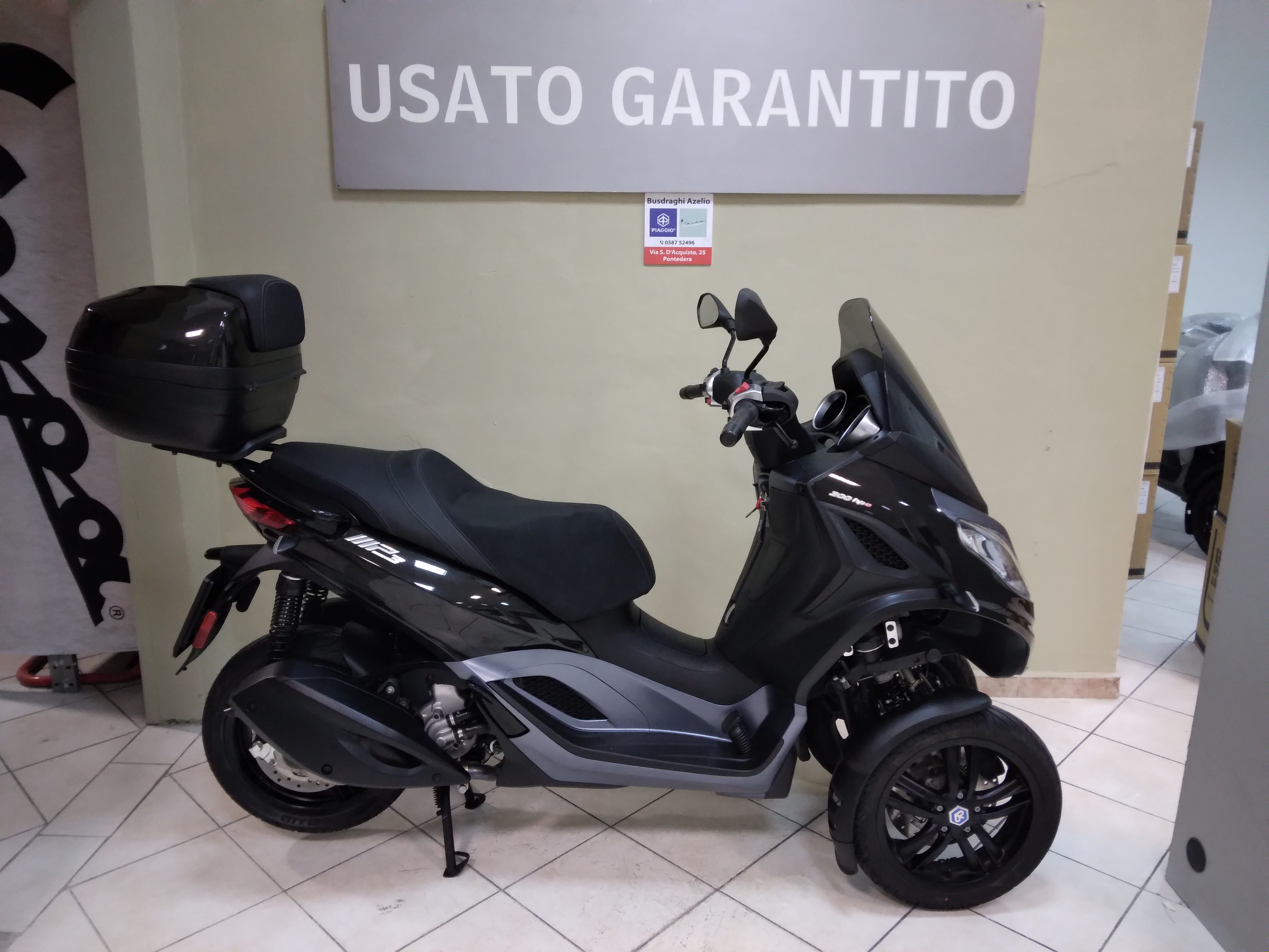Piaggio mp3 300 hpe, 2022, nero, 10505km