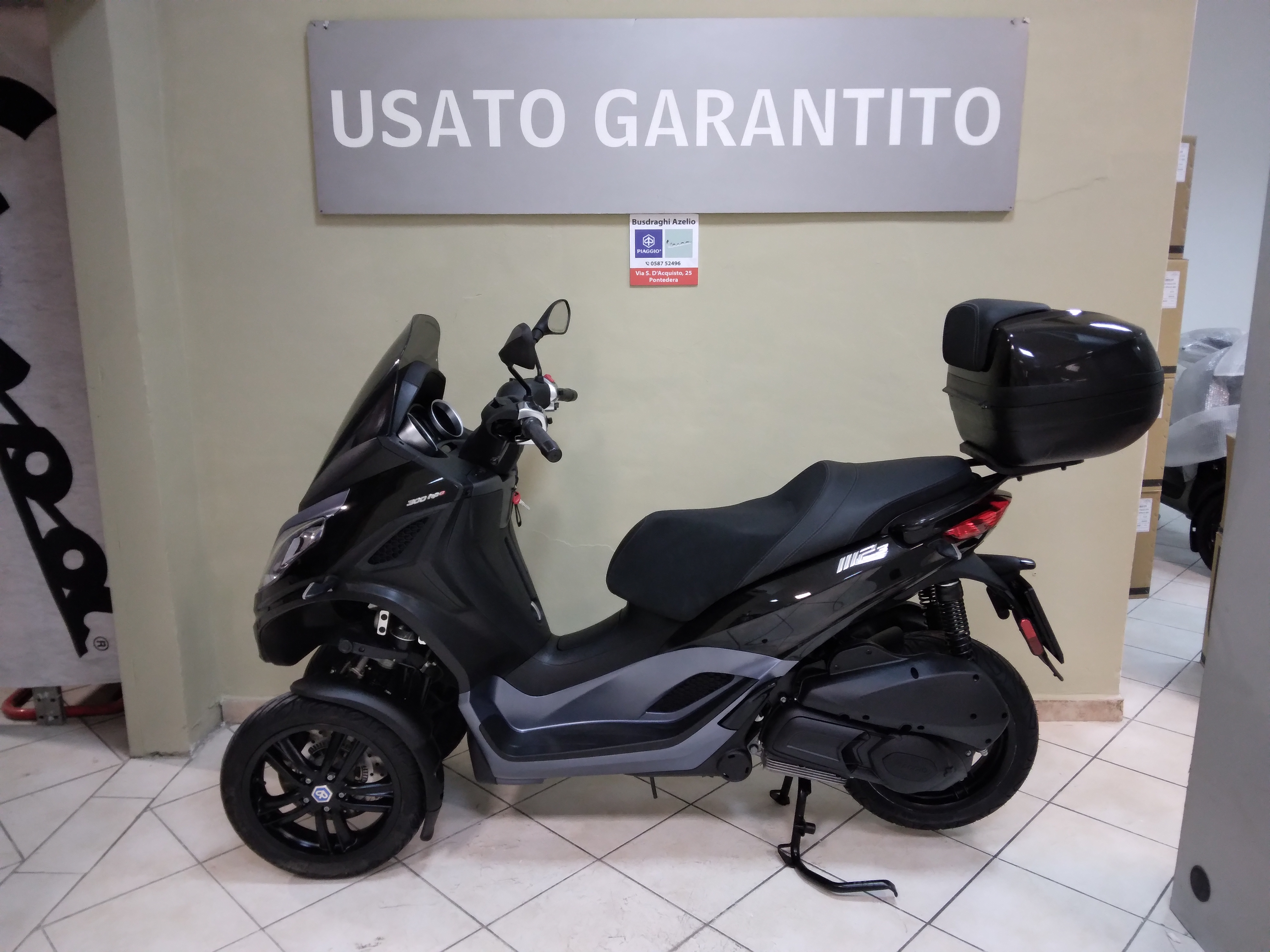 Piaggio mp3 300 hpe, 2022, nero, 10505km
