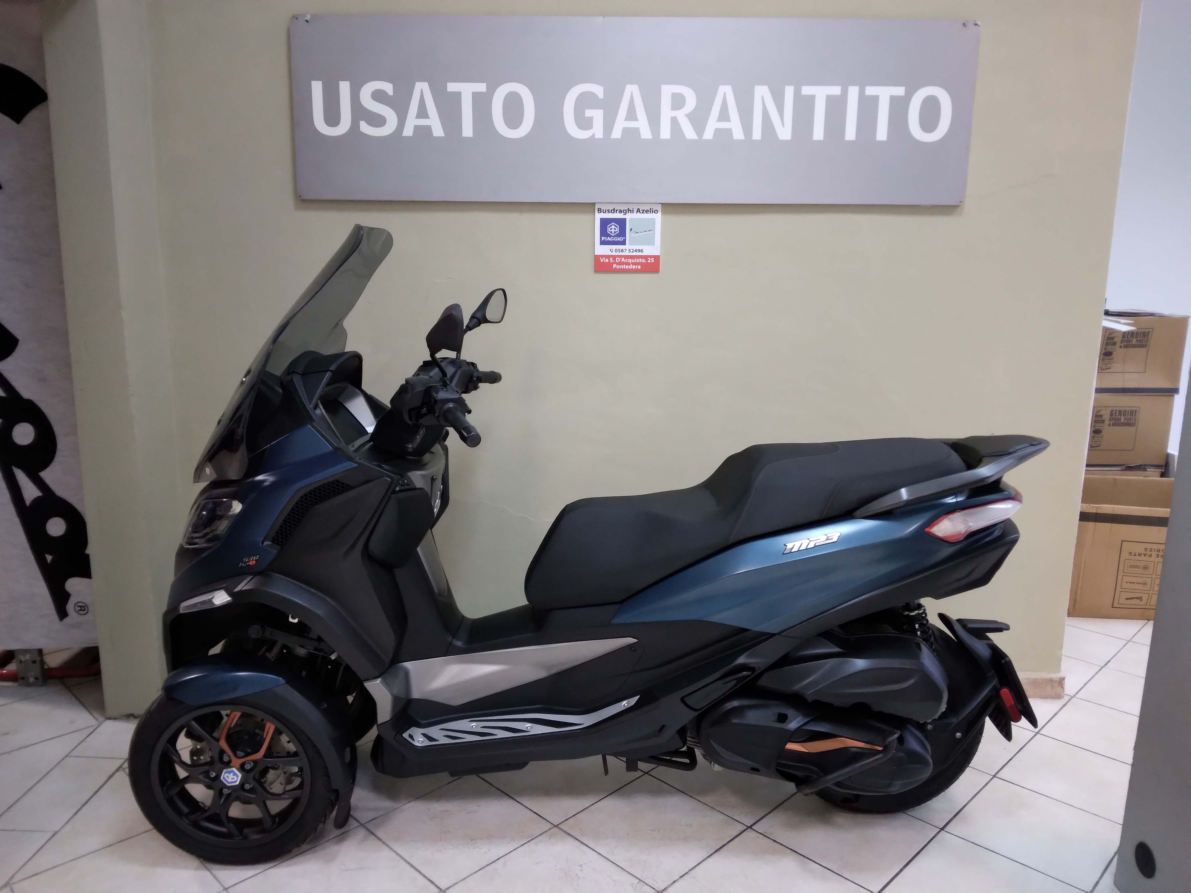 PIAGGIO MP3 530, 2023, blu, 9800km.
