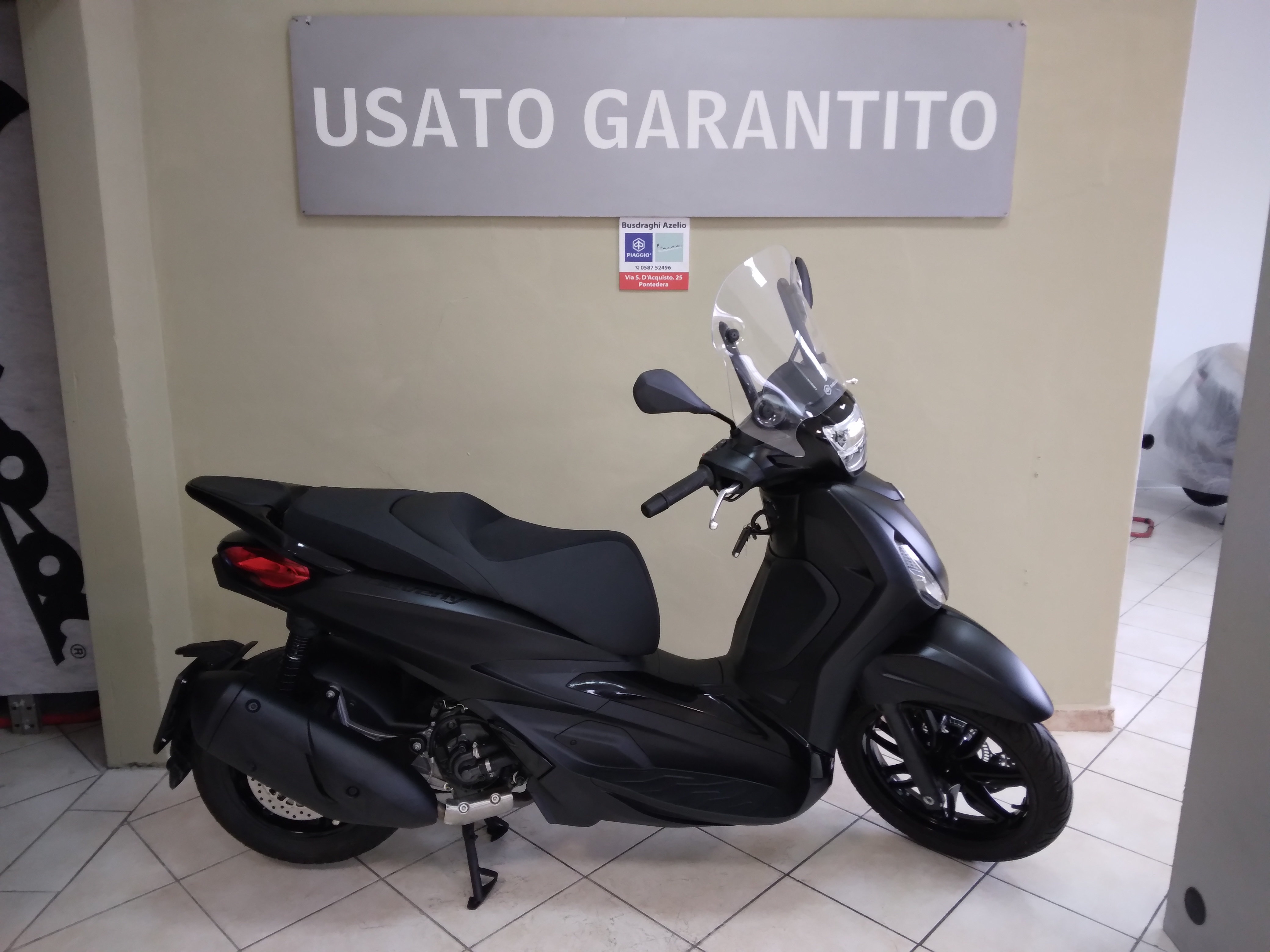 Piaggio Beverly 300 ABS, deep black, 2025, 546km
