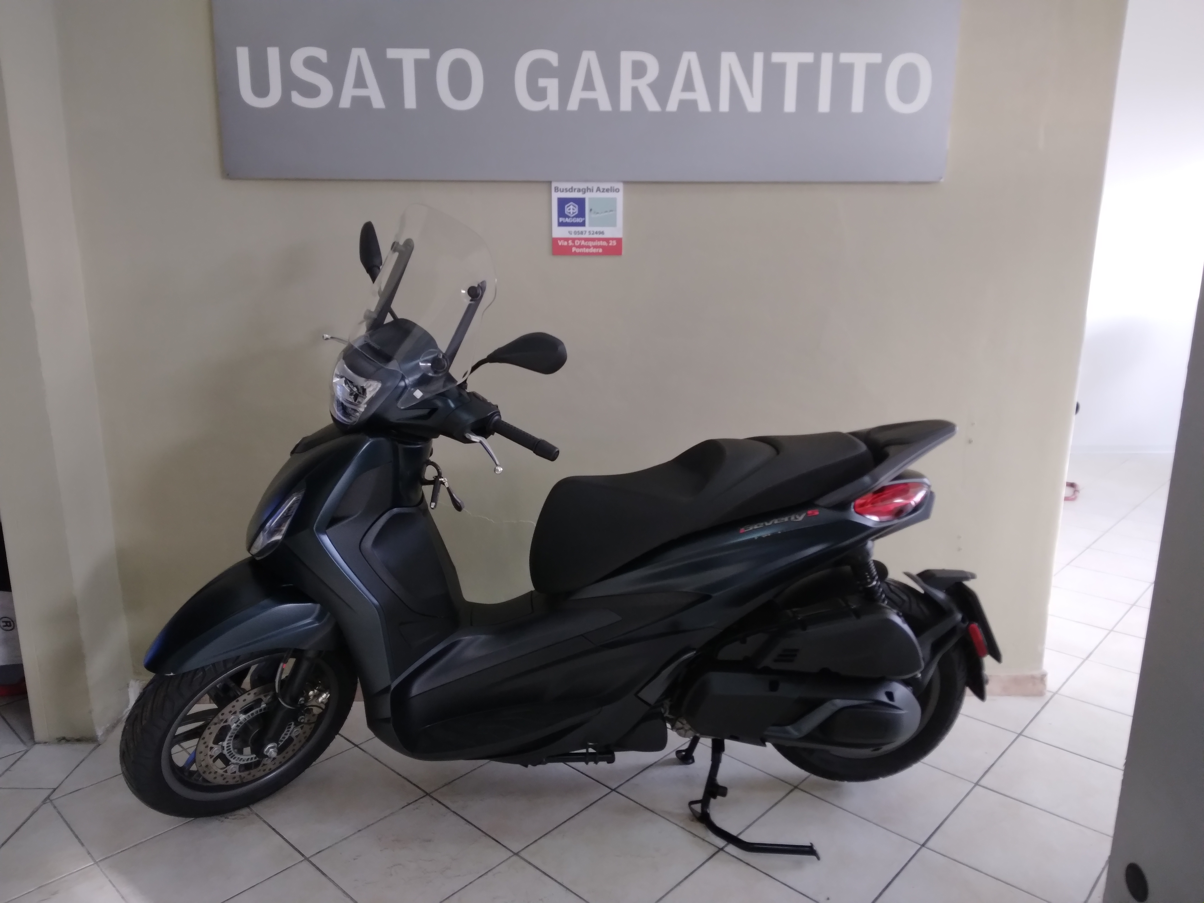 Piaggio Beverly 400S, nero tempesta, 2024, 20904km