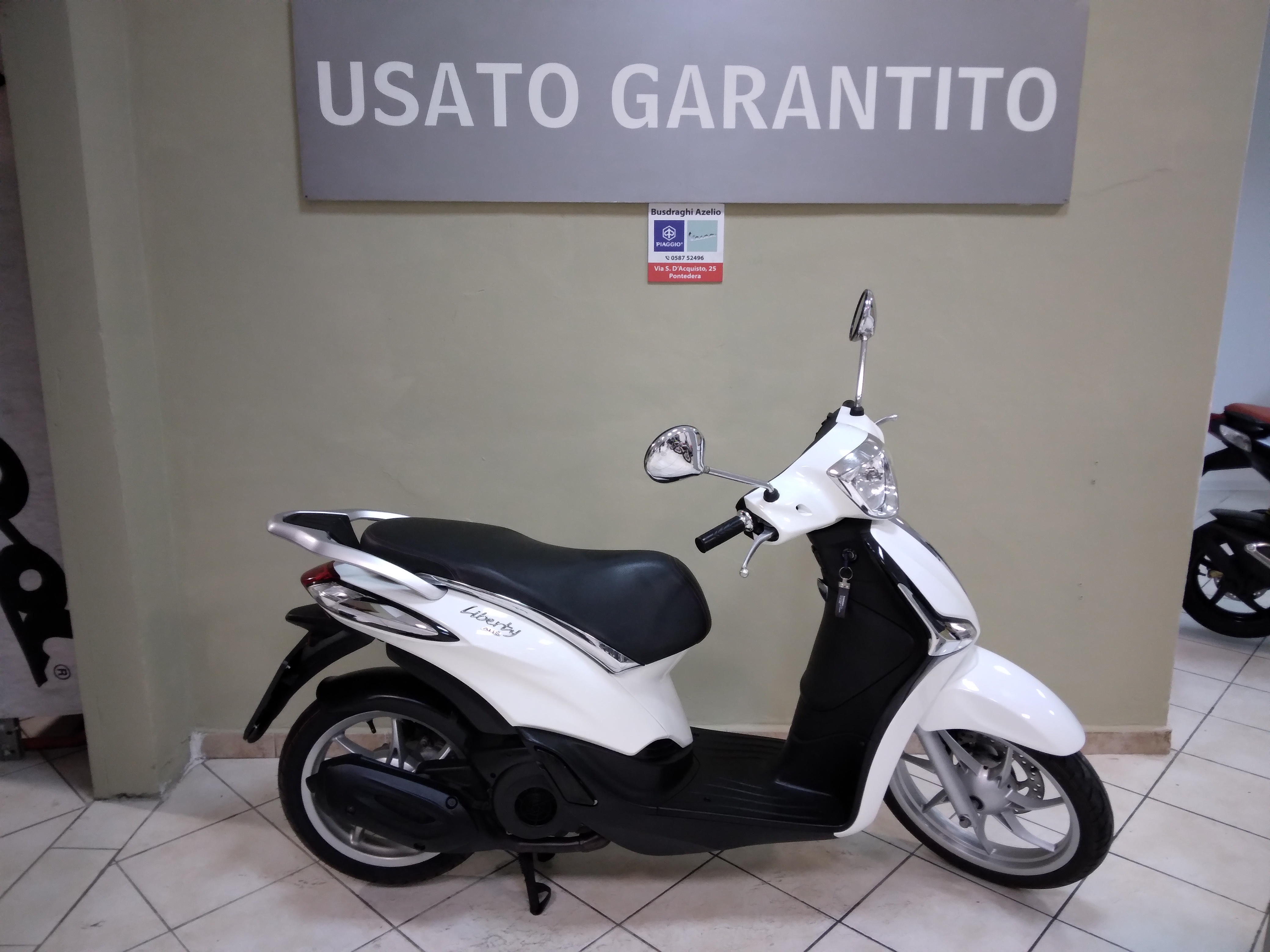 Piaggio Liberty 150 ABS, bianco luna, e5, 16058km