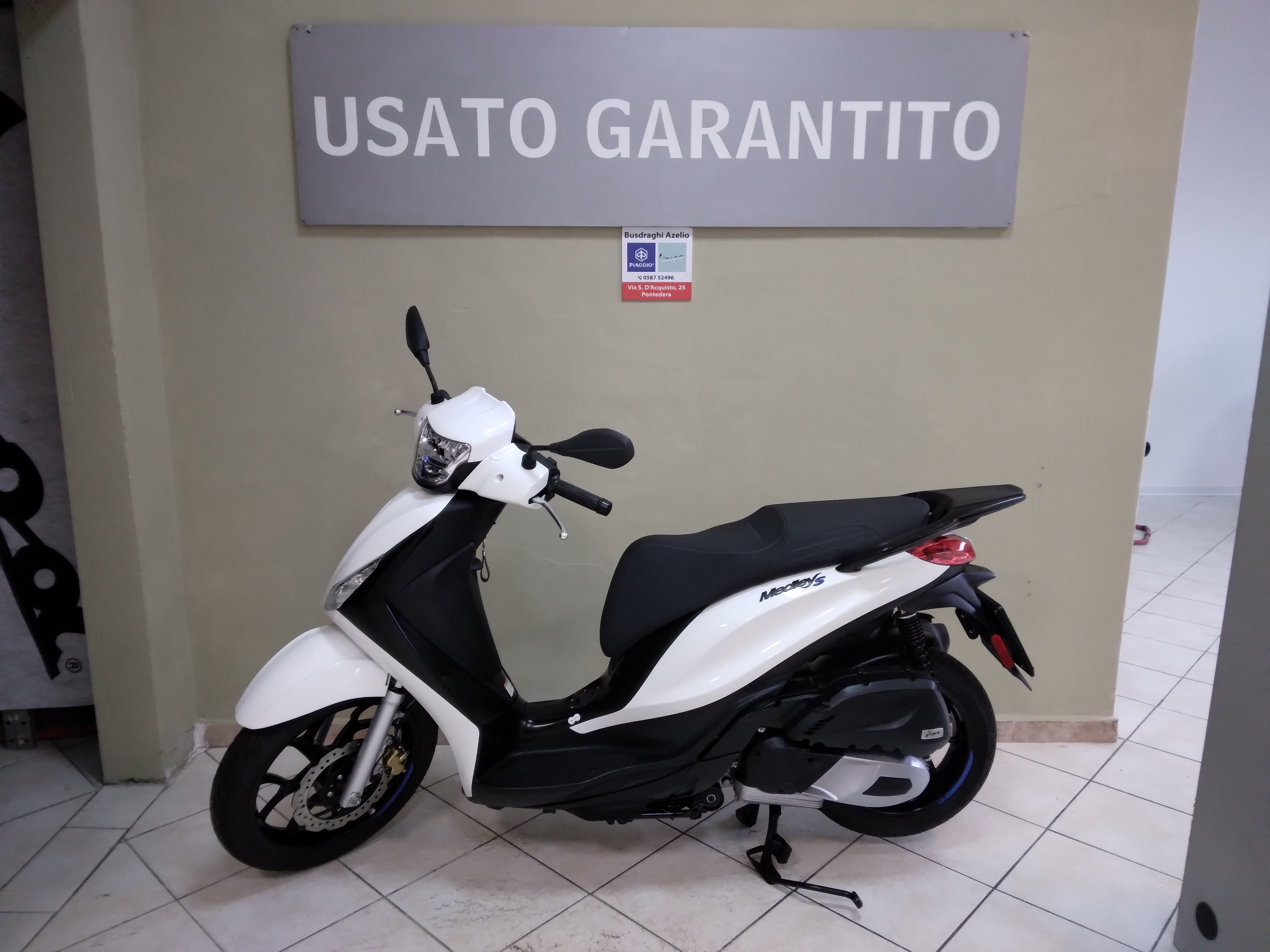 Piaggio Medley 125s, 2025, bianco luna, 664km, E5+