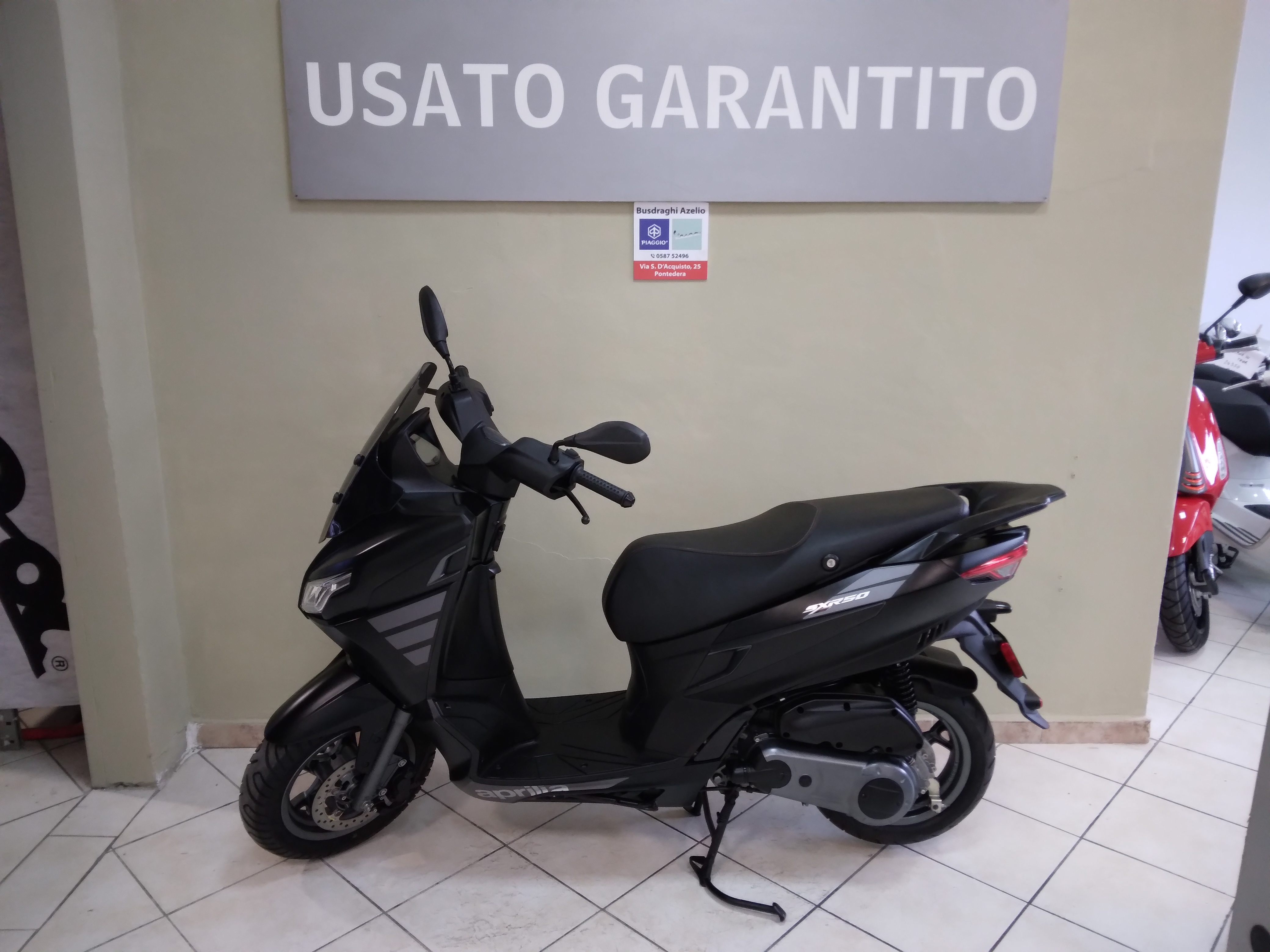 Aprilia Sxr 50, enigma black, 2022, 7769km