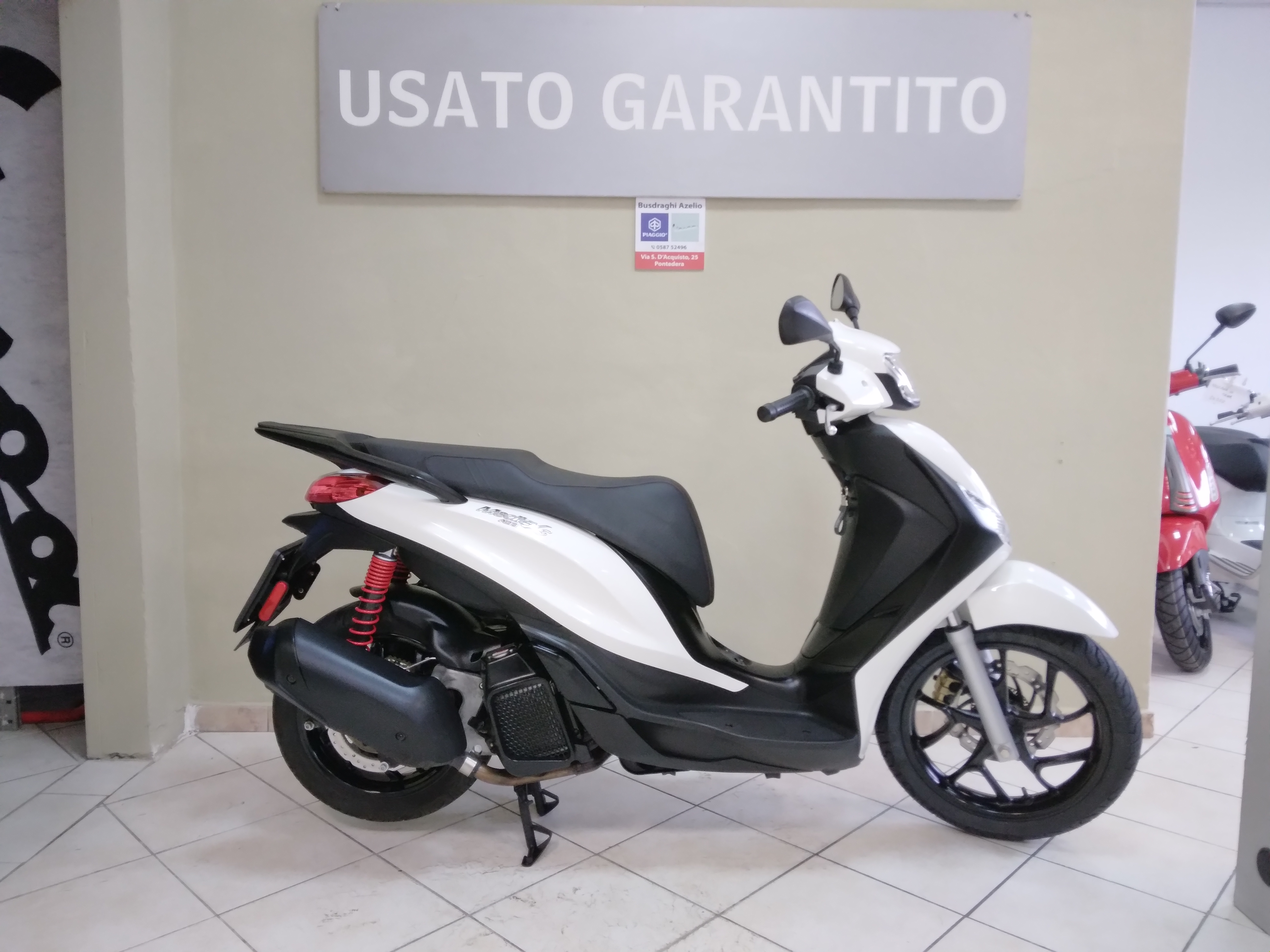 Piaggio Medley 125 s, 2023, bianco luna, 18849km